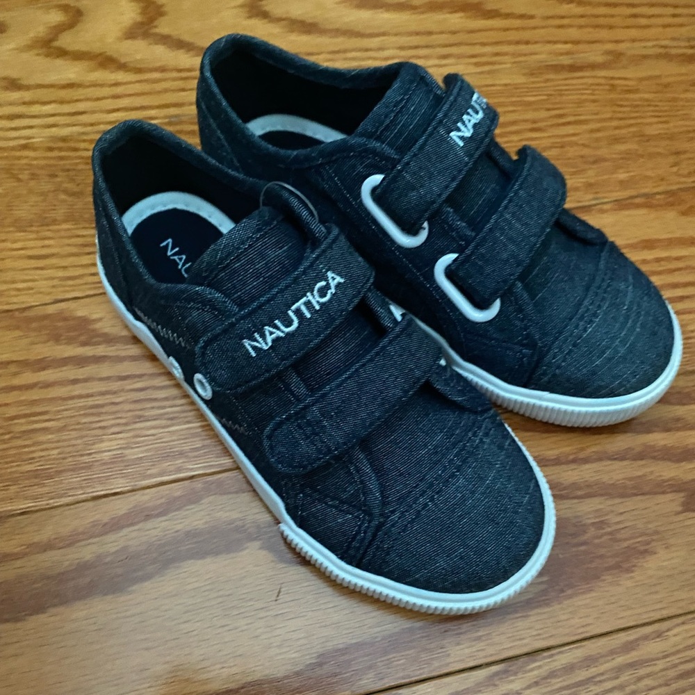 Nautica Boys Denim blue sneakers